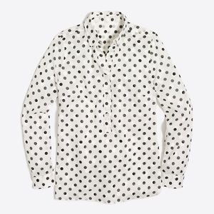 J. Crew Jacquard Dot Shirt